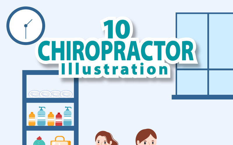 10 Ilustração de Reabilitação de Fisioterapia Quiroprática