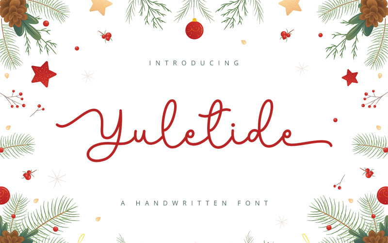 Yuletide - рукописний шрифт
