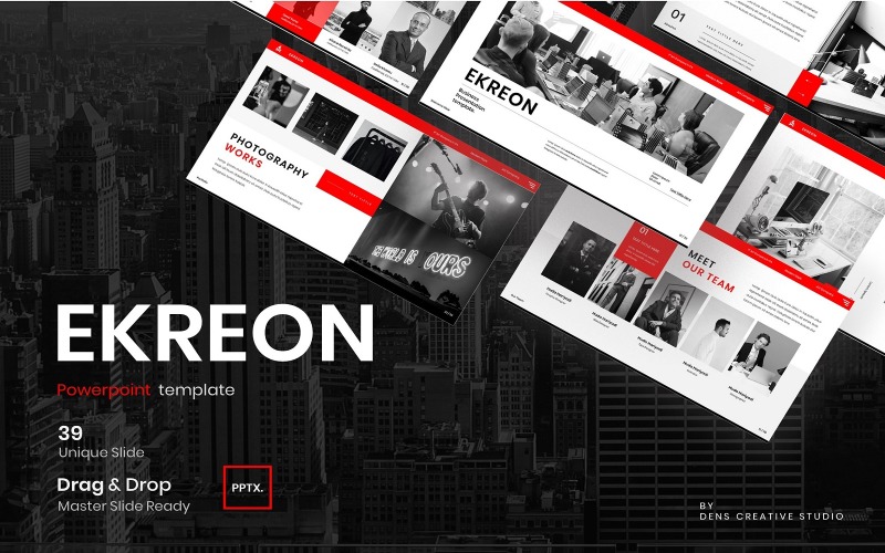Ekreon – Modèle PowerPoint d'entreprise