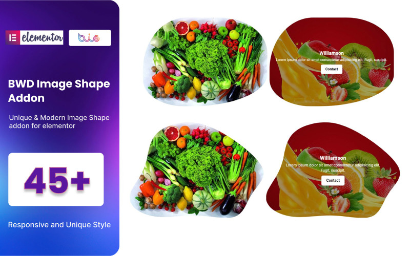 Image Shape WordPress Plugin pro Elementor