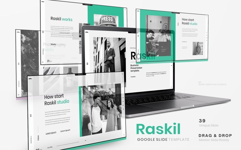 Raskil - Modelo de slides do Google para negócios