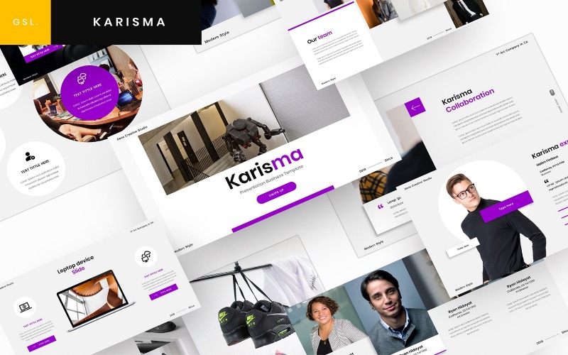 Karisma - Business-Google-Folienvorlage