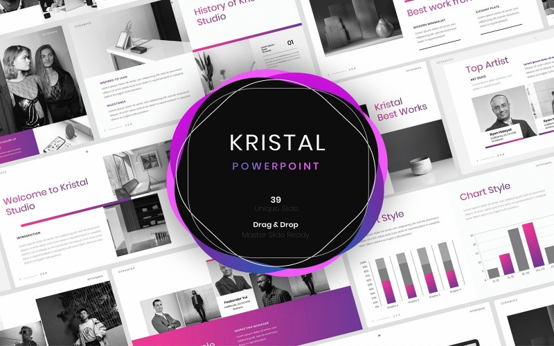 Kristal – Business PowerPoint-mall