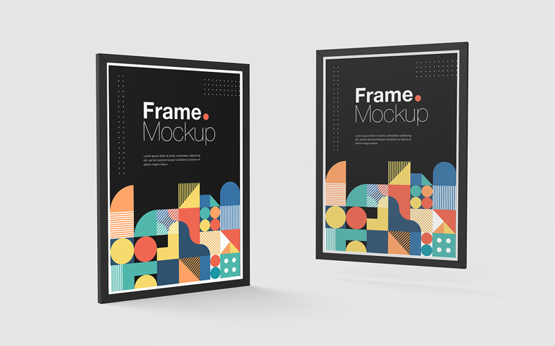 Modello di mockup cornice Vol 10