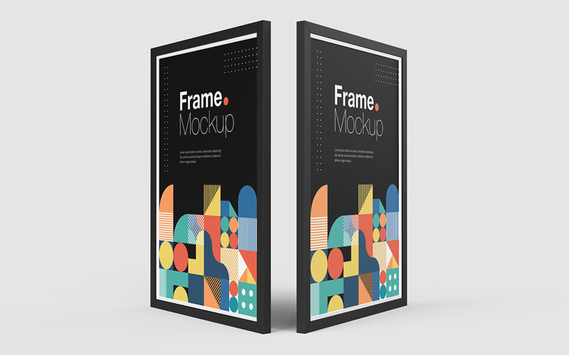 Modello di mockup cornice Vol 12