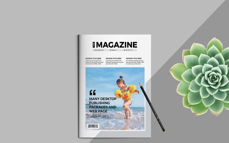 Uncommon Magazine Template Indesign File