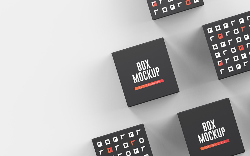 Cube Box Mockup Template Vol 21 #285654 - TemplateMonster