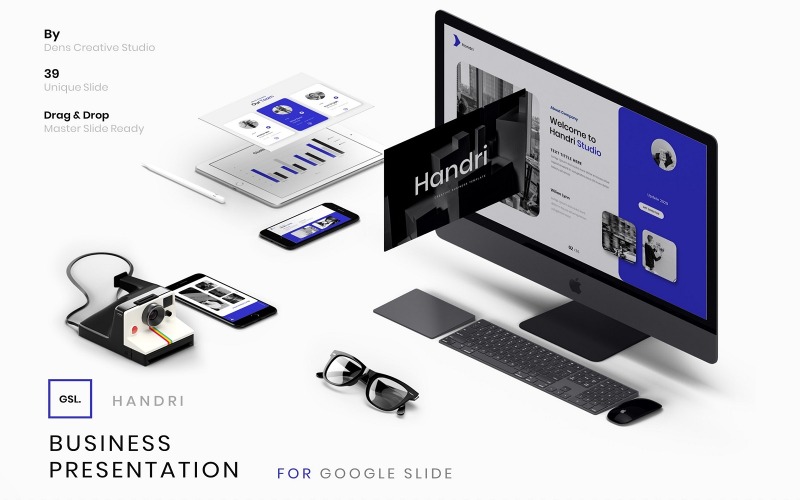 Handri – üzleti Google diasablon