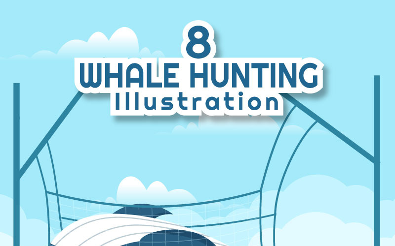 8 Ilustrace lovu velryb