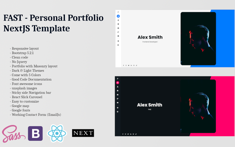 Veloce - Modello NextJs per portfolio personale