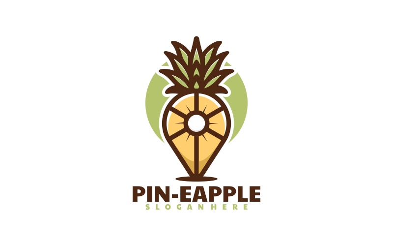 Pin Ananas Semplice Logo