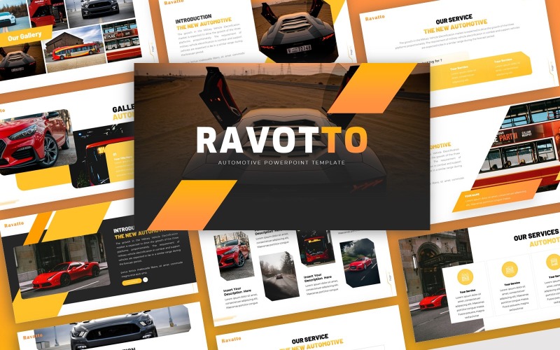 Ravotto - Automotive Mehrzweck-PowerPoint-Vorlage