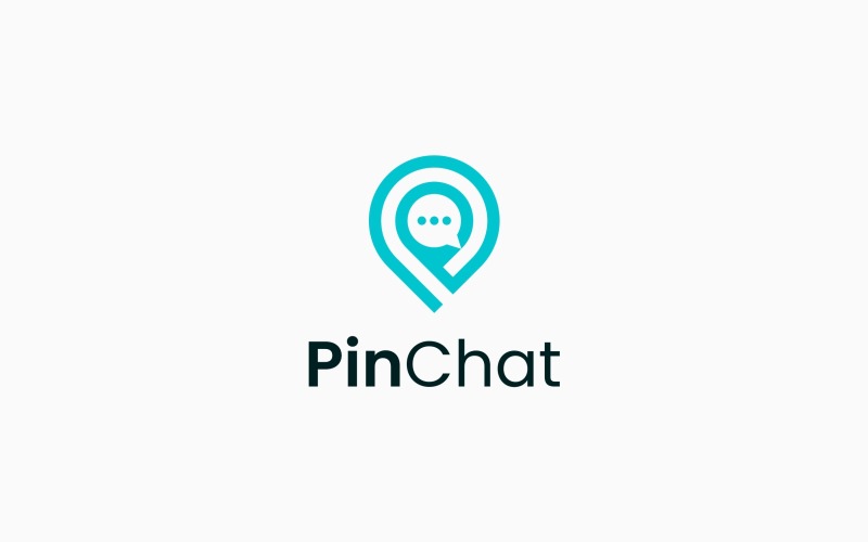 Konuşma Balonu Sohbet Pin Haritası Konum Logosu