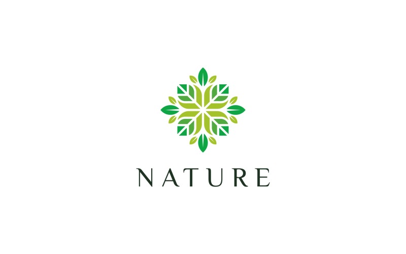 Green Leaf Decorative Logo #286402 - TemplateMonster