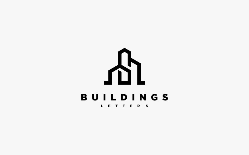 Letter S Building Architecture Logo