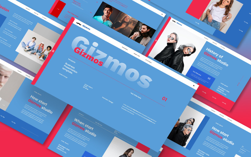 Szablon Strat Up Gizmos Google Slides