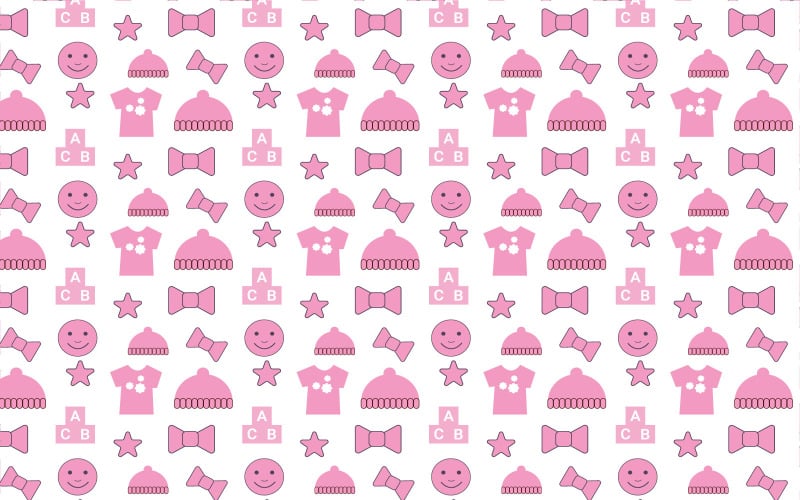 Abstrakt barnslig mönster textur vektor