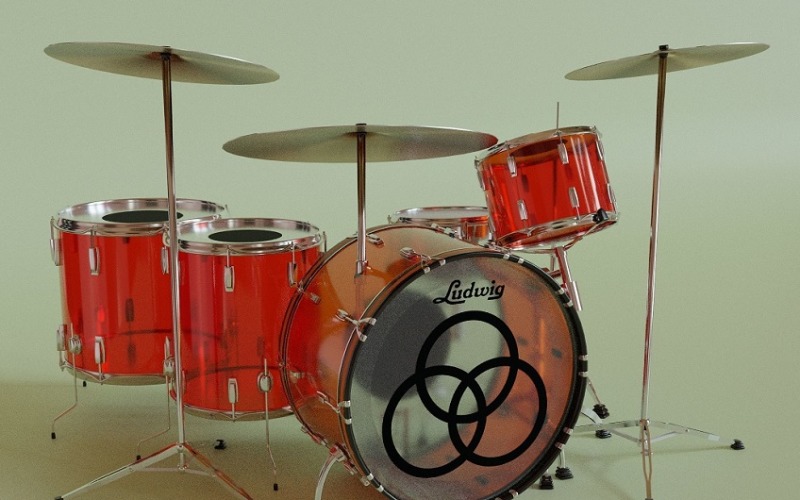 Drum set Music Thing 3D model 286700 TemplateMonster