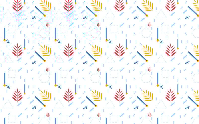 Endless study pattern backdrop vector