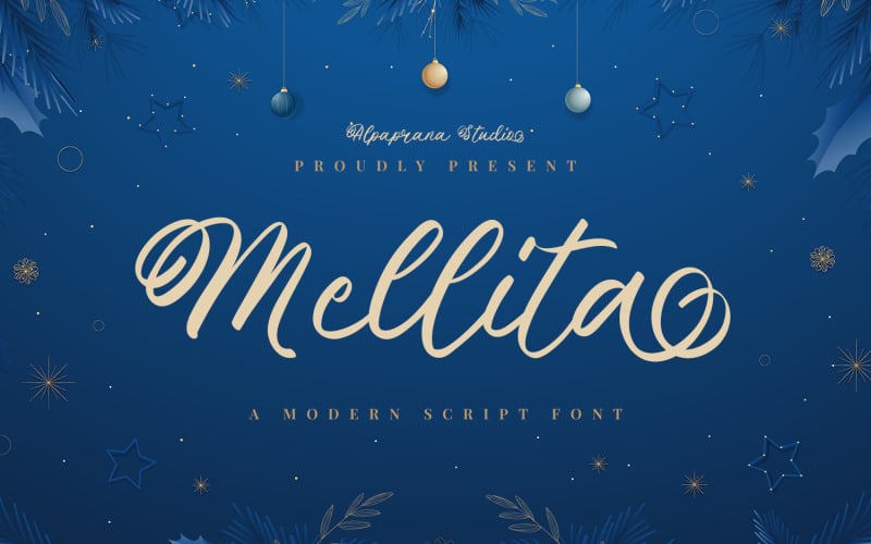 Mellita - Modern Script Font