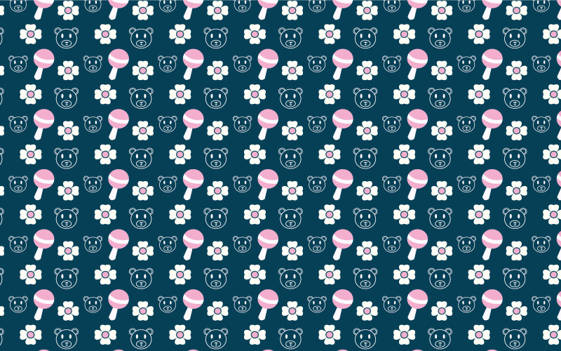 Vecteur de fond sans couture pour enfant