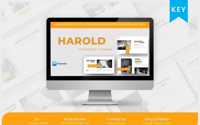 Harold - Business Keynote Şablonu