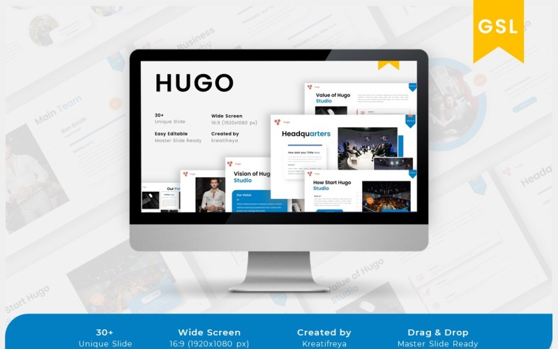 Hugo - Google Slide Creative Business Mall