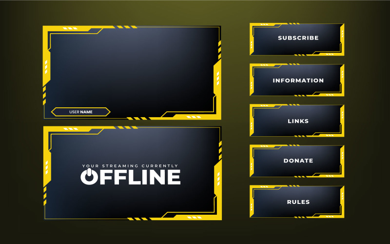 Twitch Overlay Template With Webcam Frame: Boost your Stream with Stunning Designs