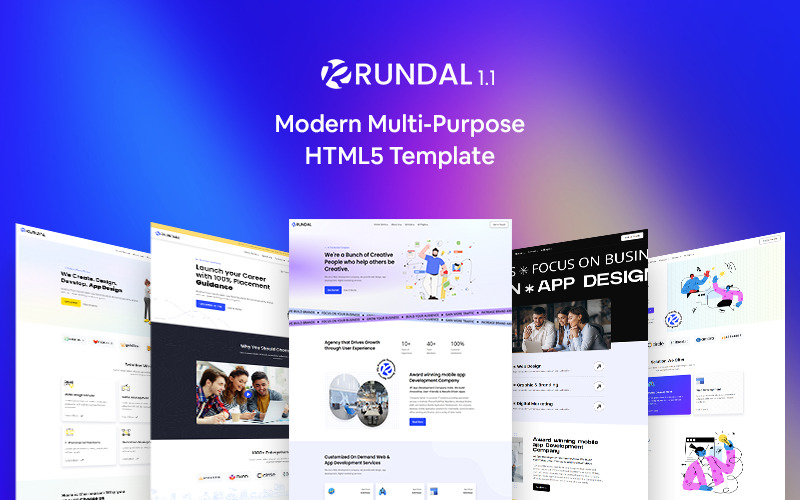 Rundal - Modern Multi-Purpose HTML5 Template