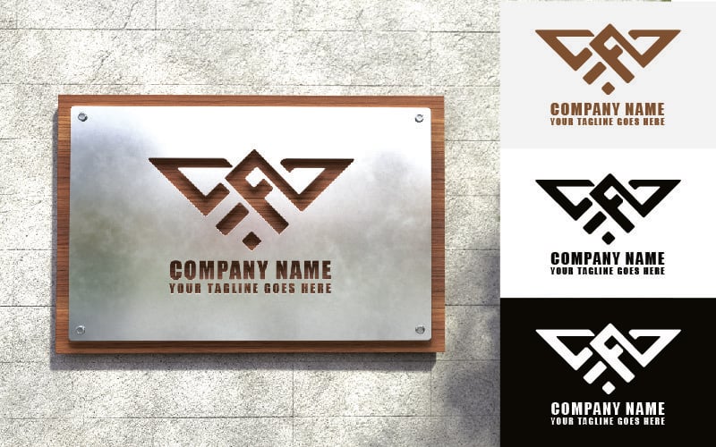 Архітектура та будівництво CFV logo Design-Brand Identity
