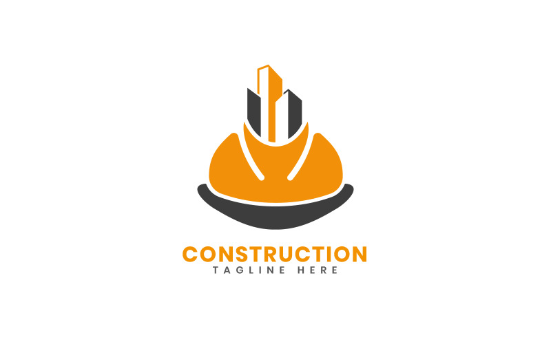 Modèle de conception de logo de construction de bâtiment