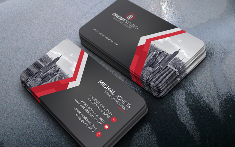 Business Card Templates Corporate Identity Template v108116
