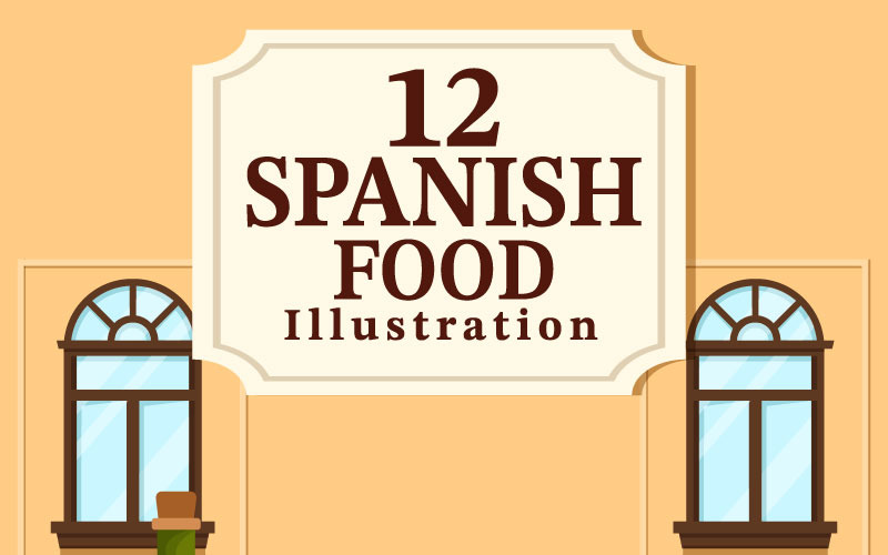 12 Иллюстрация испанской кухни
