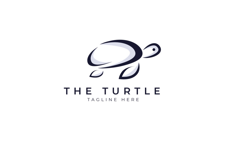 modelo de design de logotipo de tartaruga