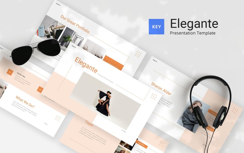 Elegante - Modello di keynote di moda