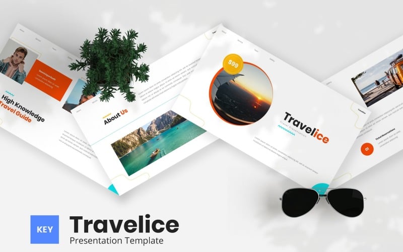 Travelice - Modello di keynote di viaggio