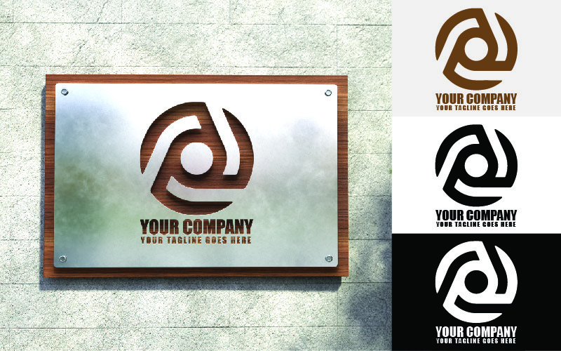 Wheel Technology Logo Design-varumärkesidentitet