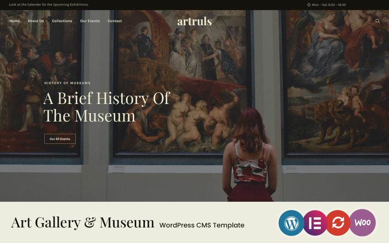 Artruls - Galerie a muzeum WordPress Téma
