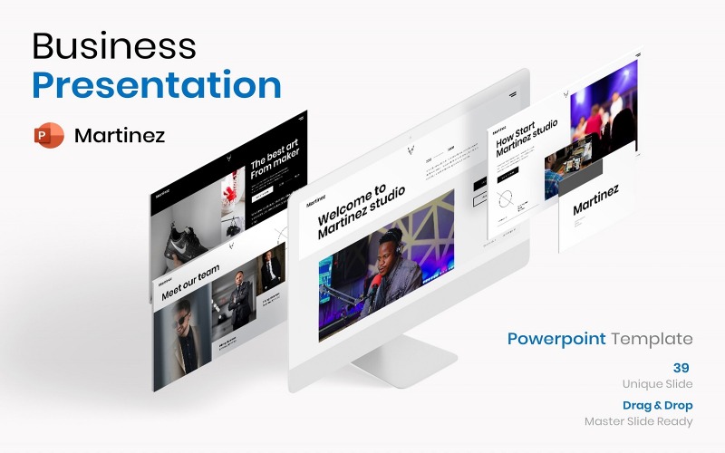 Martinez – Modèle PowerPoint d'affaires
