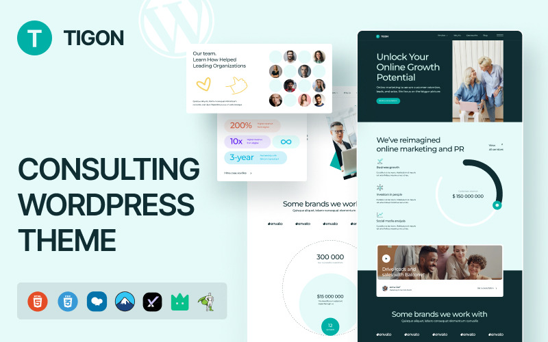 Tema WordPress de Consultoria Tigon