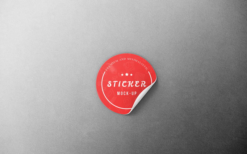 Etiqueta Mockup Plantilla PSD Vol 01
