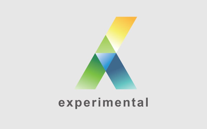 Experimentelles abstraktes Logo