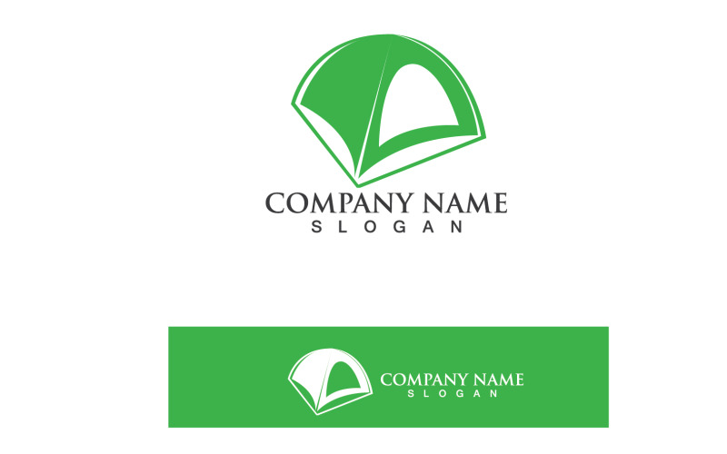 Feu de camp Logo Badge Vector Graphic V13