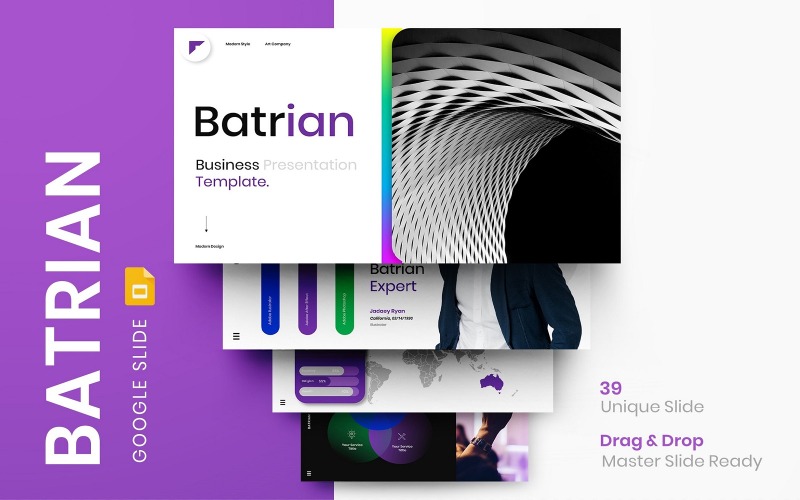 Batrian - İş Google Slayt Şablonu