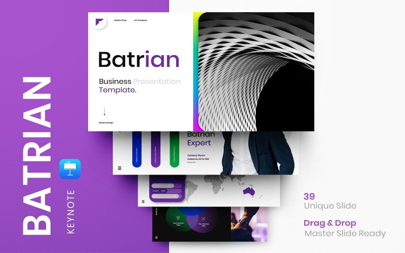 Batrian - Modello di keynote aziendale