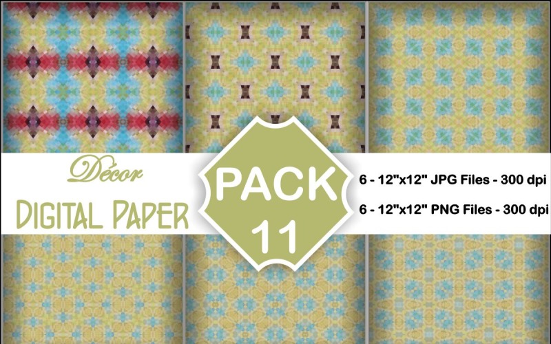 Decor Digital Papers Pack 11