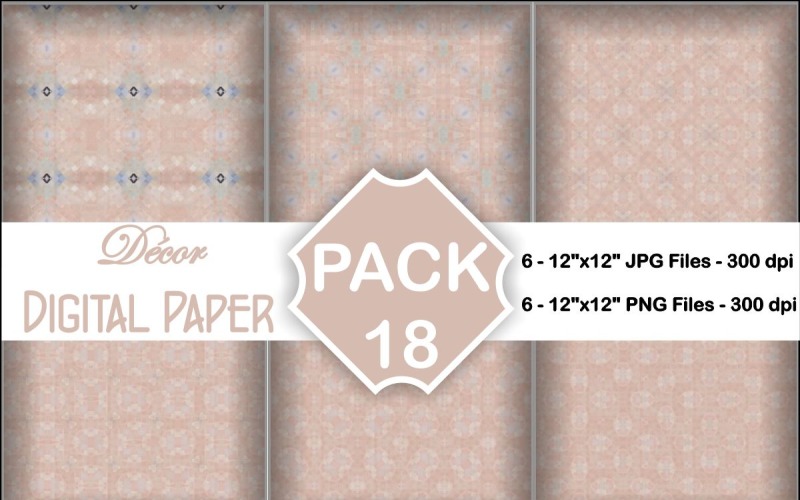 Decor Digital Papers Pack 18
