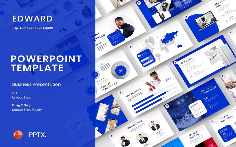 Edward – Modèle PowerPoint d'entreprise