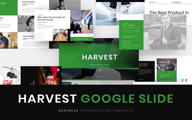 Harvest - Modello di diapositiva Google aziendale