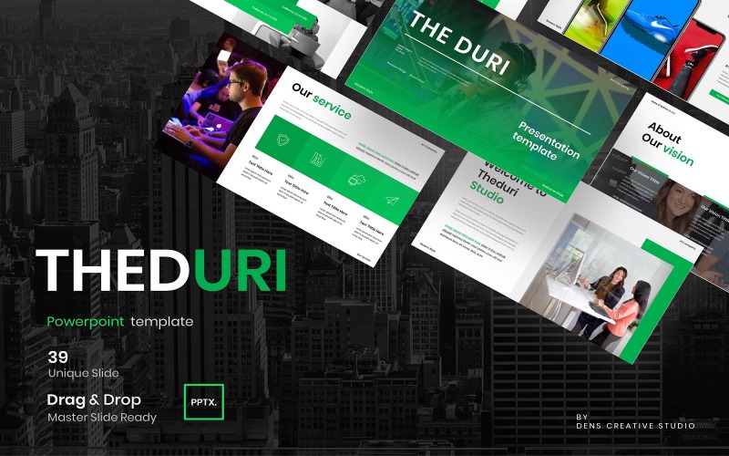 Theduri – Modelo de PowerPoint de Negócios